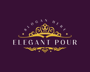 Elegant Royal Crown logo design