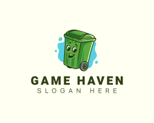 Garbage Trash Bin Logo