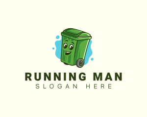 Garbage Trash Bin Logo