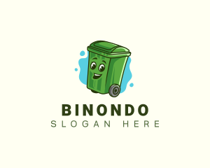 Garbage Bin - Garbage Trash Bin logo design