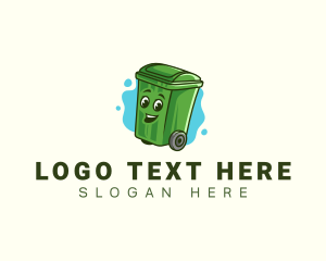 Garbage Trash Bin Logo