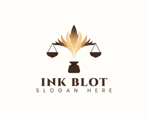 Legal Quill Ink logo design