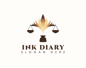 Legal Quill Ink logo design