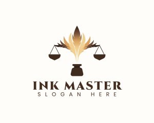 Legal Quill Ink logo design