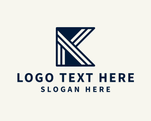 Corporate Brand Letter K Logo