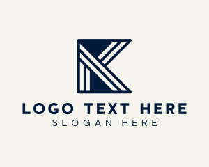 Financial - Business Brand Letter K logo design