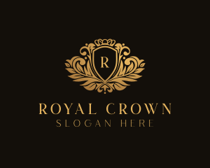 Crown Elegant Royalty logo design