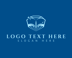Library - Diamond Book Academy logo design
