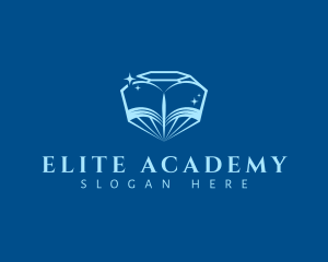 Diamond Book Academy logo design