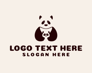 Preschool - Panda Baby Vet logo design