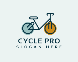 Cycling - Bicycle Cycling Wheels logo design
