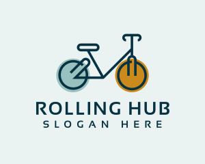 Wheel - Bicycle Cycling Wheels logo design