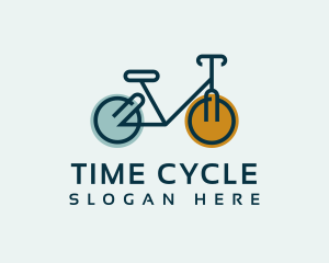 Bicycle Cycling Wheels logo design