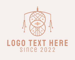 Tribal - Pink Macrame Ornate logo design