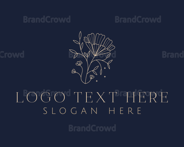 Elegant Beauty Flower Logo