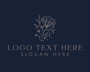 Cosmetics - Elegant Beauty Flower logo design