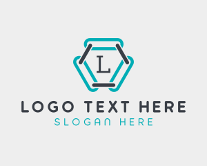 Hexagon - Chain Link Hardware logo design