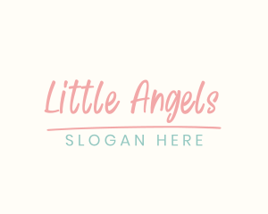 Cute Pastel Retro Logo