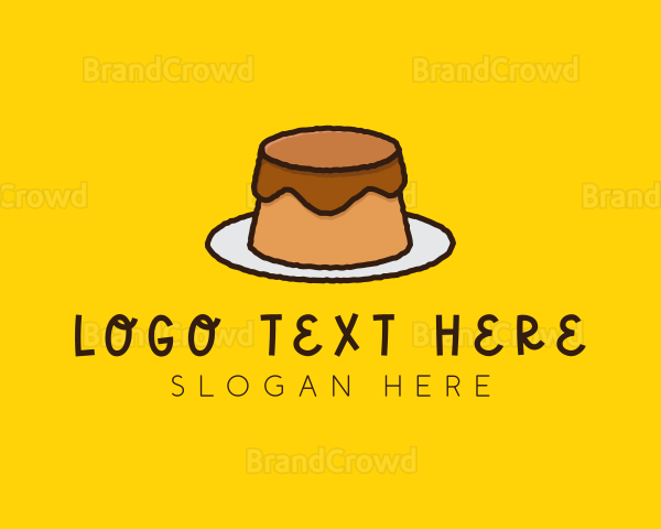 Sweet Pudding Cake Logo