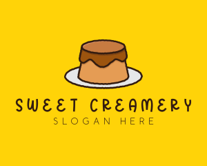 Sweet Pudding Cake logo design