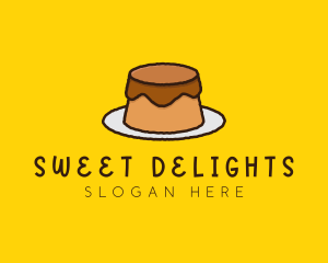 Sweet Pudding Cake logo design