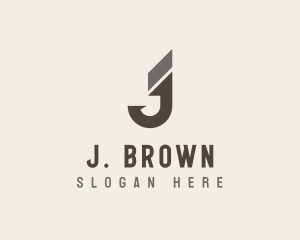 Modern Professional Letter J logo design