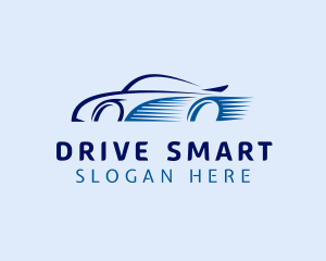 Fast Sports Car Drive logo design