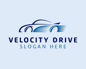 Drive - Fast Sports Car Drive logo design