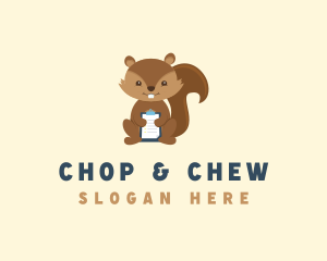 Healthcare - Clipboard Furry Squirrel logo design