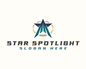 Cosmic Star Galaxy  logo design