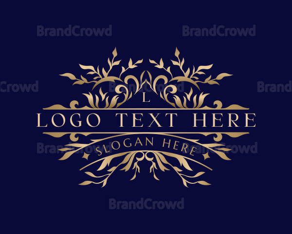 Ornament Floral Decorative Logo