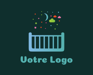 Bedding - Moon Dream Crib logo design