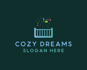 Bedding - Moon Dream Crib logo design