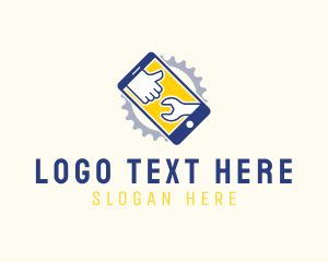 Mobile Accessories - Cogs Phone Repair logo design