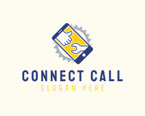 Phone - Cogs Phone Repair logo design