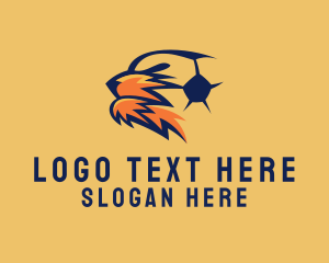 Football - Football Soccer Lion logo design
