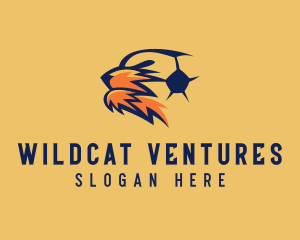 Wildcat Football Soccer logo design