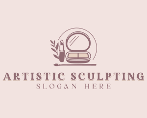 Lipstick Makeup Salon logo design