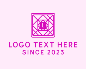Tile Pattern - Square Diamond Agency logo design
