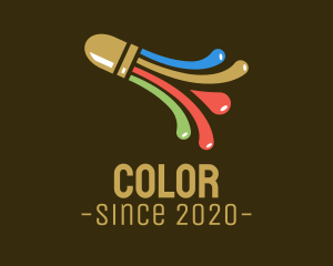 Colorful Badminton Shuttlecock logo design
