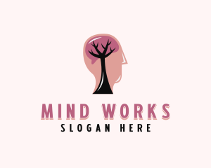 Head Counseling Wellness logo design