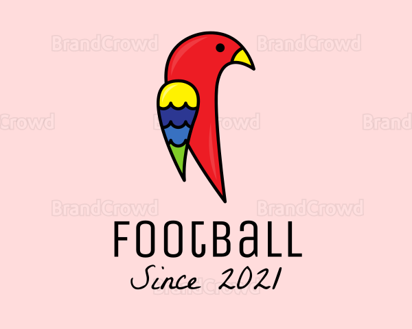 Wild Parrot Bird Logo