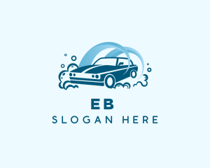 Clean Car Water Bubbles Logo