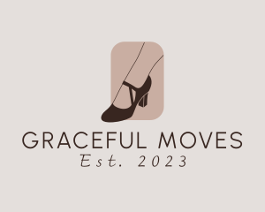 Elegant Dancing Shoes logo design