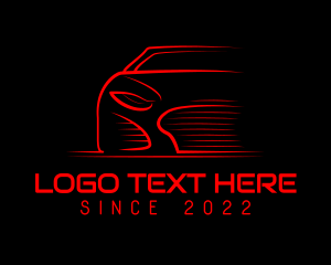 Auto Service - Sports Racing Car Mechanic logo design