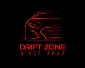 Drift - Sports Racing Car Mechanic logo design