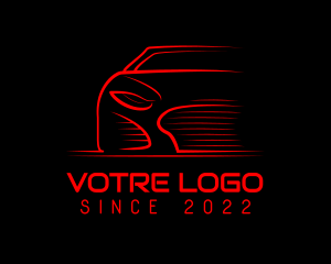 Vehicle - Sports Racing Car Mechanic logo design