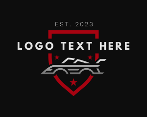 Touring - Car Shield Racing logo design