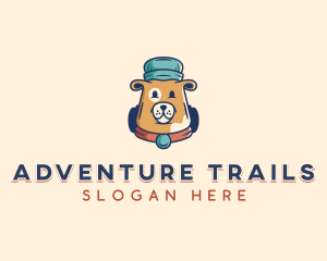 Bear Camper Adventure logo design