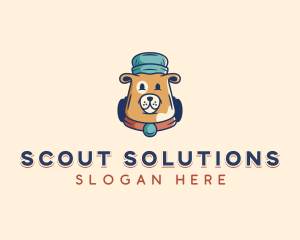 Scout - Bear Camper Adventure logo design